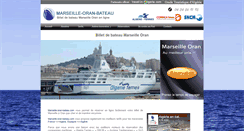 Desktop Screenshot of marseille-oran-bateau.com