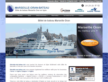 Tablet Screenshot of marseille-oran-bateau.com